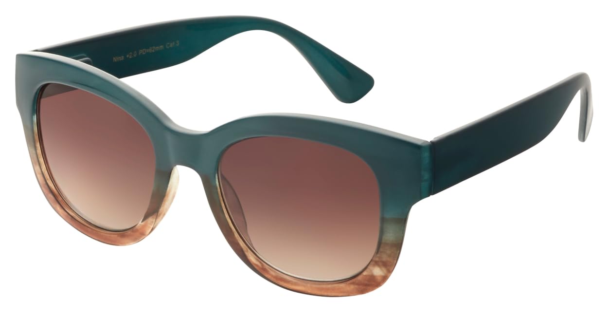 Remaldi Phoenix sun readers, Teal, 3.5