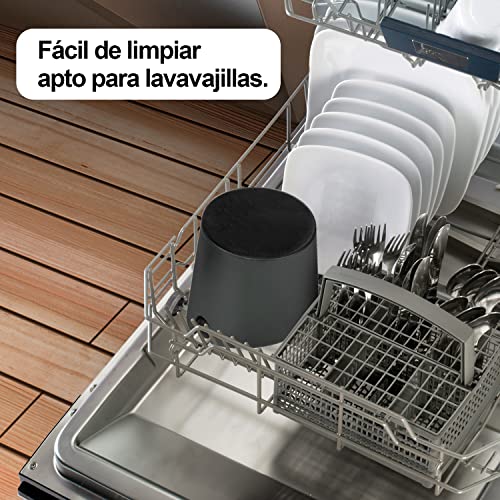 SKM-MX Caja para café,Caja de golpe,Caja de café de 4,4 pulgadas,Con palanca de golpeo duradera y almohadilla de martillo de polvo, Cubo para el café,Disfrute de un café fresco y molido (2 Piezas)