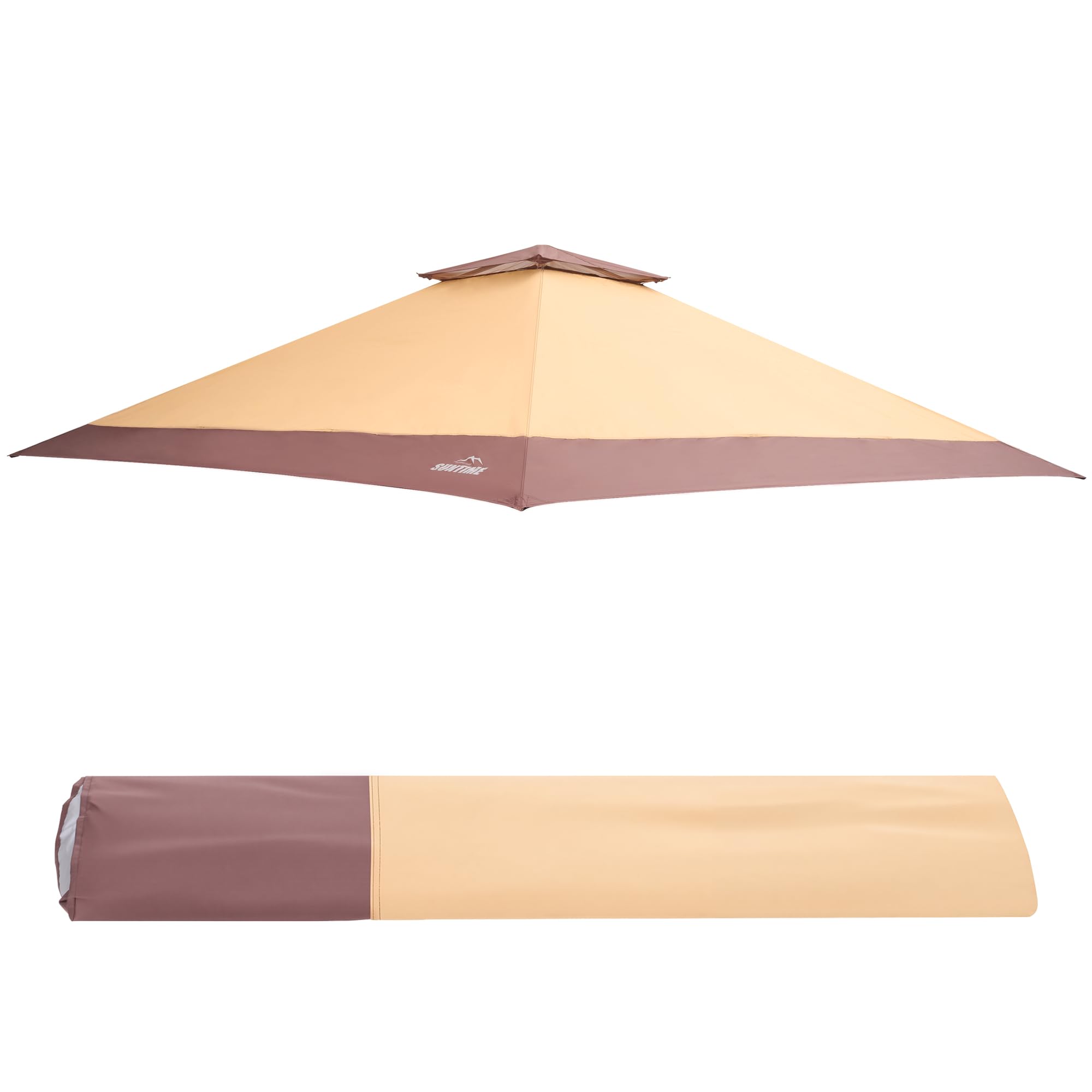 Photo 1 of **READ CLERK NOTES**12x12 Canopy Replacement Top Cover Only Fit for Suntime Outdoor Pop Up Gazebo Frame,Air Vent,Waterproof Silver Coating (Top Only)