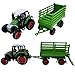 M-jump Hot Wheels Farmer Tractor Truck Toy for Kids,Mega Hauler with Warrior Design