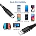 USB Type C Cable,LELONG (2pack,6ft) 90 Degree Right Angle Durable Nylon Braided Fast Charger Cord Compatible Samsung Galaxy S10 S10+ S9 S8 Plus Note 9 8,Moto Z,LG V30 G6 G5,Nintendo Switch and More