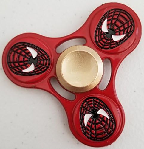 Metal Fidget Spinner Improved High-Speed Bearings For Long Spin Times Relieve Stress Reduce Anxiety Boredom Nail Biting Leg Shaking Phone Play Spiderman Homecoming Toy Spiderman Spinner (spdr)