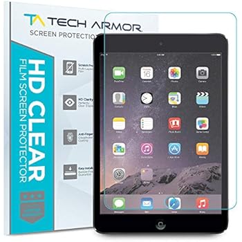 iPad Mini Screen Protector, Tech Armor Anti-Glare/Anti-Fingerprint Apple iPad Mini 1/2 / 3 Film Screen Protector [3-Pack]