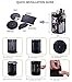 MOKARO 360 Degree Rotating Makeup Organizer for Birthday Gifts - Extra Large Capacity Adjustable Multifunctional Cosmetic Storage Box - Fit for Skin Care, Makeup Brushes, Makeup Sponges (Black)