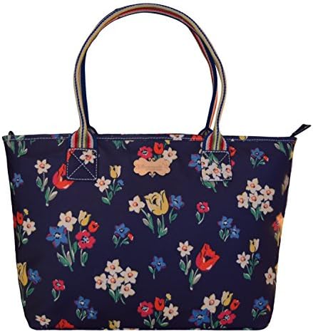 Shoulder Bag For Women Large Floral Top-Handle Shoulder Handbag Purse Waterproof (Multi-color Floral)