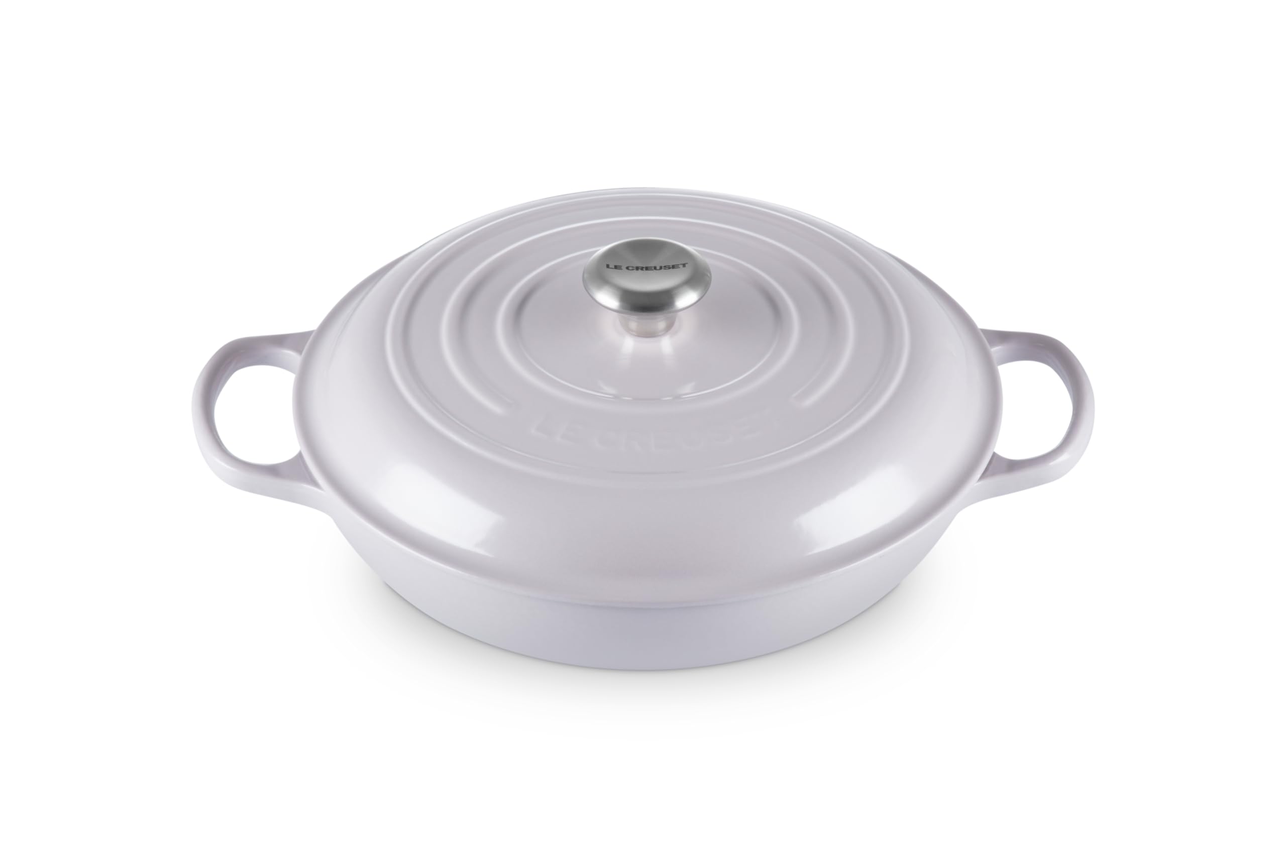 Photo 1 of Le Creuset Enameled Cast Iron Signature Braiser, 3.5 qt., Shallot