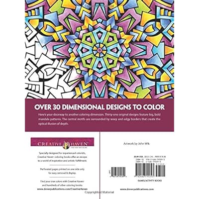 Download Buy Creative Haven Dimensions Coloring Book Creative Haven Coloring Books Paperback October 21 2015 Online In Indonesia 048679539x