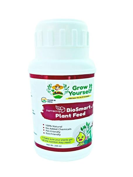 Homecrop BioSmart Plant Feed Liquid Plant Fertilizer - 250 ml Total Nutrients for Plants