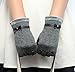 Beautyvan， Womens Fashion Touch Screen Winter Warm Wrist Gloves Mittens (Gray)