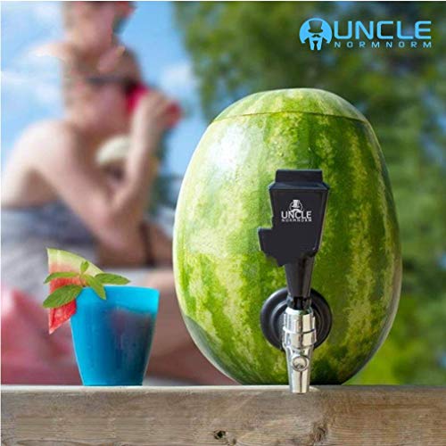 Wassermelonen-Zapfhahn-Set für Getränke, Obstfass und Entkernwerkzeug, Saft-Zapfhahn, Bierhahn, ideal um Melonen… – Bild 3
