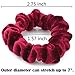 9 Pieces Velvet Hair Scrunchies, Soft Hair Bands Headbands Set, Hair Bobbles Elastics Hair Ties for Women Girls, Ponytail Holder Hair Accessories, 9 Colors
