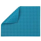 Pro-Trainers Mini Dog Treat Mold | Dimple Dot Round Size to Bake Your Own Treats for Training and Treat Dispensers. (Teal)