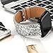 Moonooda Bling Watch Band Compatible for Fitbit Versa (1,2)/ Versa Lite Edition/Versa SE Glitter Sparkle Smartwatch Bands and Wristband Replacement for Women and Men Fitbit Versa Watch,Silver