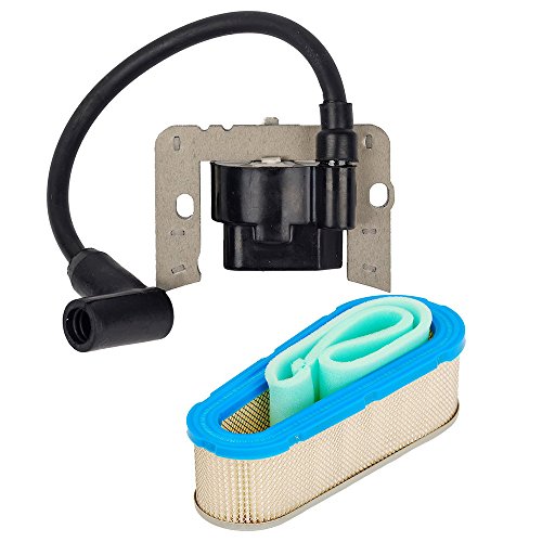HIFROM 36344A Ignition Coil Module With 36356 Air Filter 36357 Pre Filter For Tecumseh OHV110 OHV115 OHV125 OHV130 Engine Lawn Mowers