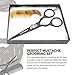 Lucky Franc's Beard Grooming Kit with Japanese Beard Scissors & Ox Horn Handmade Mini Beard Combs for Men. Mustache Trimming Kit with Mustache Hair Scissors and Comb for Men. Handmade Beard Care Kit