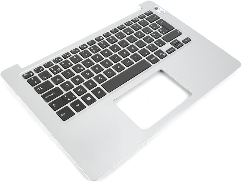 Dell Inspiron 5370 Silver Palmrest Belgian Keyboard 0265G7 Renewed