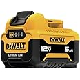DEWALT 12V MAX* 5.0AH Lithium Ion Battery Pack (Not Compatible with 20V Tools) (DCB126)