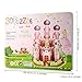 3D Puzzle Creative Handmade Assemble Jigsaw Toys Pink Princess Castle (35 Pieces)