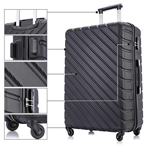 Semper Hardside Luggage Sets with 4 Spinner Wheels, 4Piece
