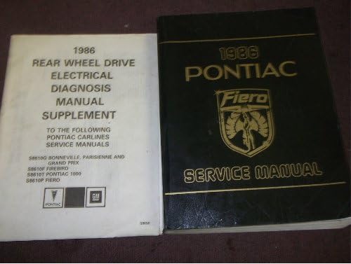 1986 Pontiac Fiero Wiring Schematic - Wiring Diagram Schema