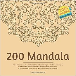 200 Mandala Possa Ciascuno Di Voi Nonostante Tutte Le