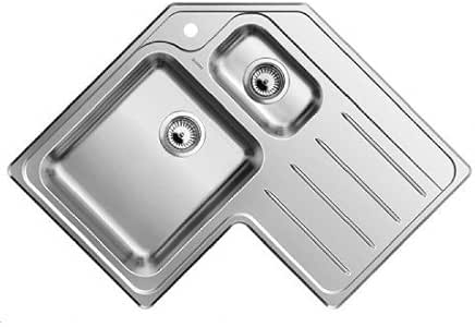 fregadero 2 senos esquina