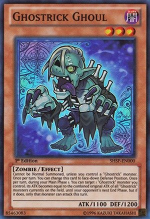 Yu-Gi-Oh! - Ghostrick Ghoul (SHSP-ENSP1) - Sneak Preview Series 5 - Limited Edition - Ultra Rare