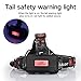 Led Headlamp, Binwo 6000 Lumen Work Headlight, 18650 USB Charge & Wall Charger Rechargeable, 4 Modes Waterproof Head Lamp Best Head Lights for Camping, Hunting, Hiking, Outdoors