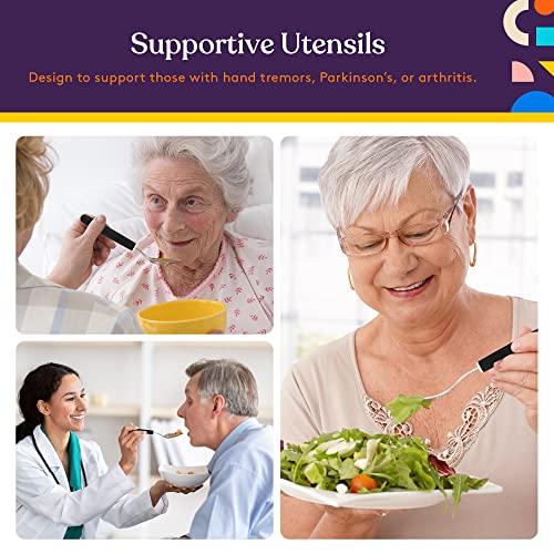 Special Supplies Adaptive Utensils (5Piece Kitchen Set) Wide, Non