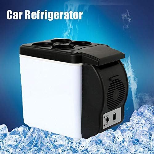 Three Secondz Stylish Portable Car Freezer Fridge 6L Travel Camping 12V Boat Truck Refrigerator Cooler