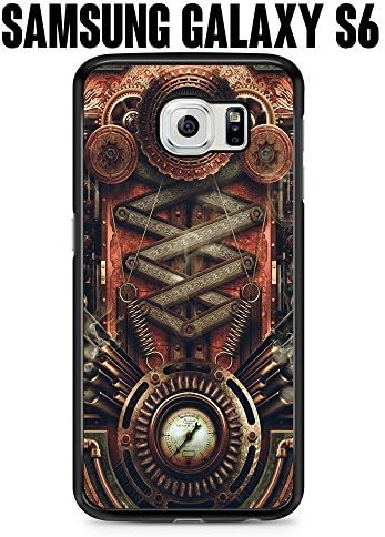 Phone Case Steampunk Motherboard for Samsung Galaxy S6 Edge SM-G925 Plastic Black (Ships from CA)