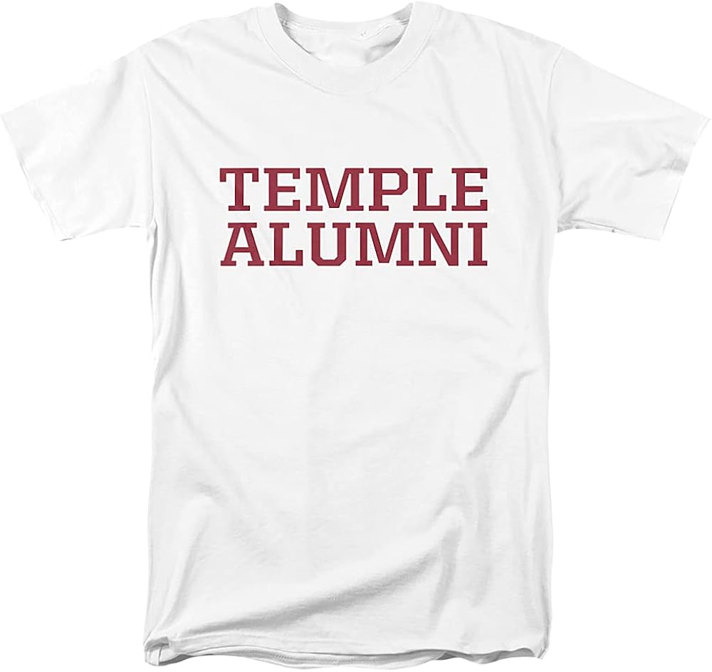 Temple University Official Alumni Unisex Adult T Shirt