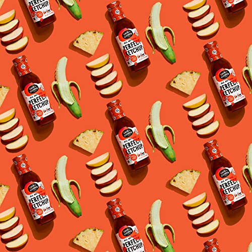 Keto Ketchup by Halo + Cleaver (2 Pack) Whole 30 No Sugar Ketchup Sweetened with Fruit Low