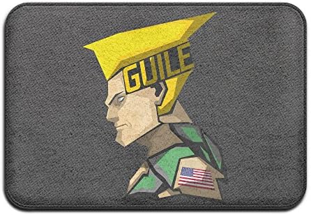 KDSCTS Street Fighter Guile Non-Skid Door/Home Mat 23.6 X 15.7 Inches