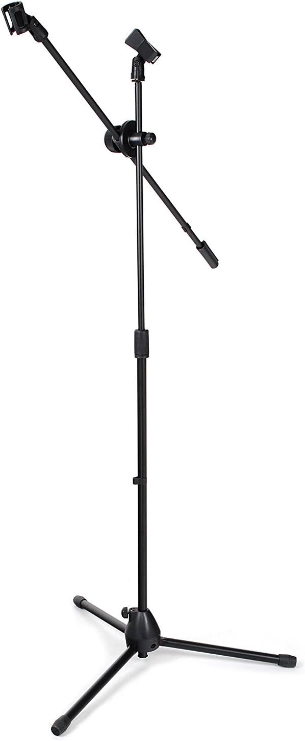 Microphone Stand Boom with Free Adjustable Clips Amazon.co.uk Musical