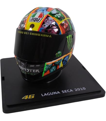 Modèle réduit Casque Agv - Valentino Rossi - Motogp Winter Test Sepang