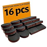 NON SLIP Furniture Pads 16 PCS! Premium 2” Furniture Feet with Rubber & Felt - Best Hardwood Floor Protectors for Keep All Furniture. High Effective Rubber Furniture Pads for 100% Satisfaction