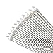 PIXNOR Knitting Needles 11 Pairs - Stainless Steel, Straight, 14