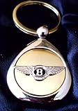 Bentley Two-Tone Gold & Silver Key Chain