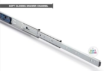 Godrej Cold Rolled Steel Soft Close Drawer Channel Runner