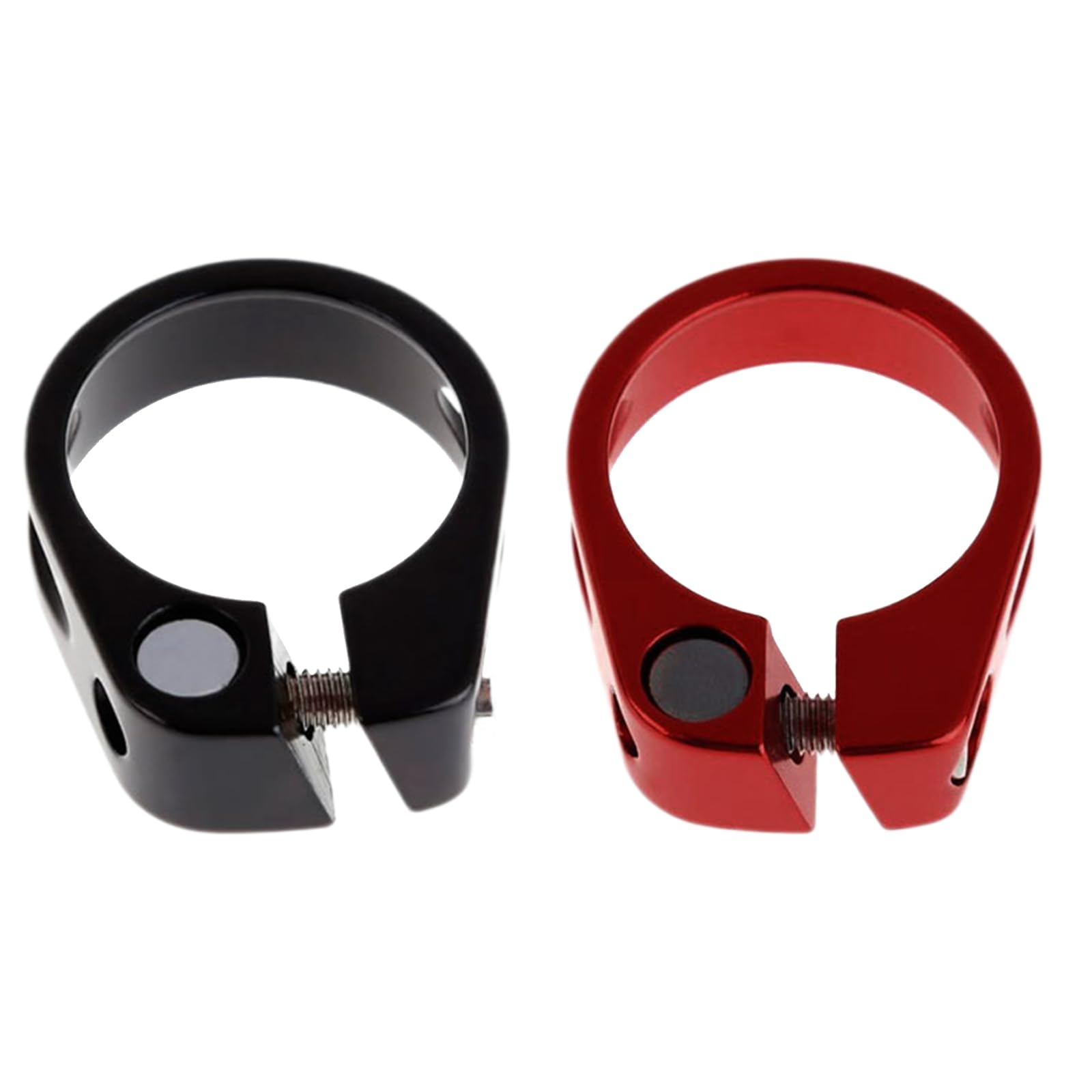 2PCS Bicycle Seatpost Clamps, Mountain Bike Seatpost Clamps, 31.8 Quick Release Seatpost Clamps, Aluminum Bicycle Seatpost Clamps, Tuning Seatpost Clamps, Suitable for Mountain Biking, City Commuting,