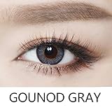 Dicesnow Cosplay Large Diameter 5 Colors Eyes Color Contacts Lens Eyes Makeup Cosmetic(One Piece Gray)
