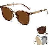 Carry Polarized Mini Folding Sunglasses Women Polarized UV Protection Trendy Designer Sun Glasses