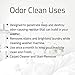 OdorClean - Washing Machine Cleaner - Eliminates Odor and Residue (Pack of 10) Clean Washer & Clothing at the Same Time