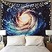 BLEUM CADE Wall Tapestry Wall Hanging Galaxy Tapestry Sky Tapestry Space Tapestry 3D Milky Way Tapestry Hippie Mandala Bohemian Tapestry Living Room Bedroom Space Decor