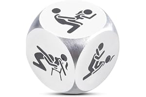 AMBREGRISSUN Anniversary Date Night Idea Gifts for Her Him Valentines Day Gifts for Husband Wife Boyfriend Girlfriend Birthday Christmas Food Dice Decider Gifts for Couple Women Men Wedding Gifts for Bride Her