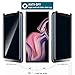 Moresky Compatible for Samsung Galaxy Note 9 Screen Protector Tempered Glass Privacy Film [Case Friendly] [3D Curved Edge] [Anti-Scratch] [High Definition] (2 Pack, Black/Clear)