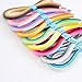 Paper Quilling Strips Set，36 Colors 900 Strips Width 3mm Length 39cm