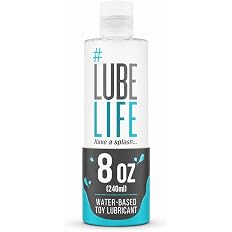 LUBELIFE Water Based Lube – Toy-Safe Personal Lubricant for Men, Women & Couples, Travel Size, Non-Staining, Easy Clean-Up, 8