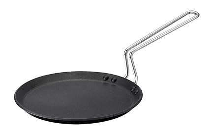 Hawkins Futura Non Stick Dosa/Flat Tawa Induction Base, 30 Cm, 4.88 Mm